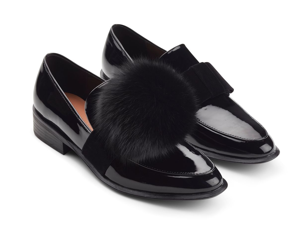 Pompong skoklips Svart