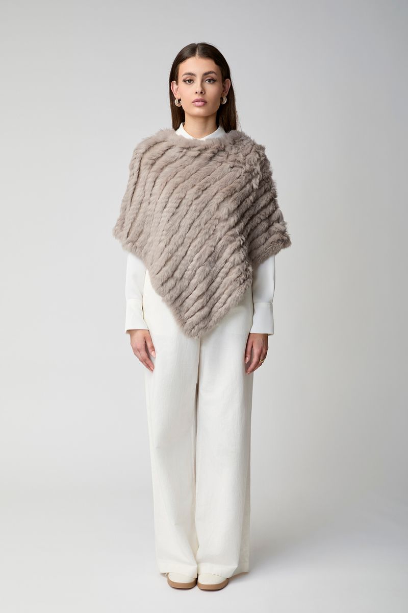 Molly Poncho Svart