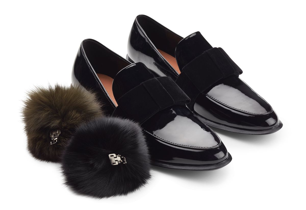 Pompong skoklips Svart