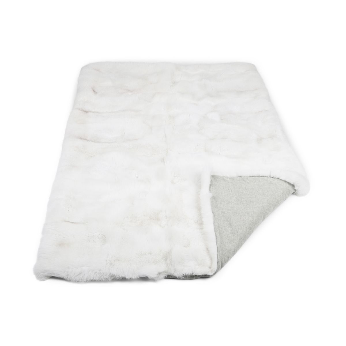 Premium Revpledd | Kasjmirbakside | Arctic/Marble Fox | 140x200 cm
