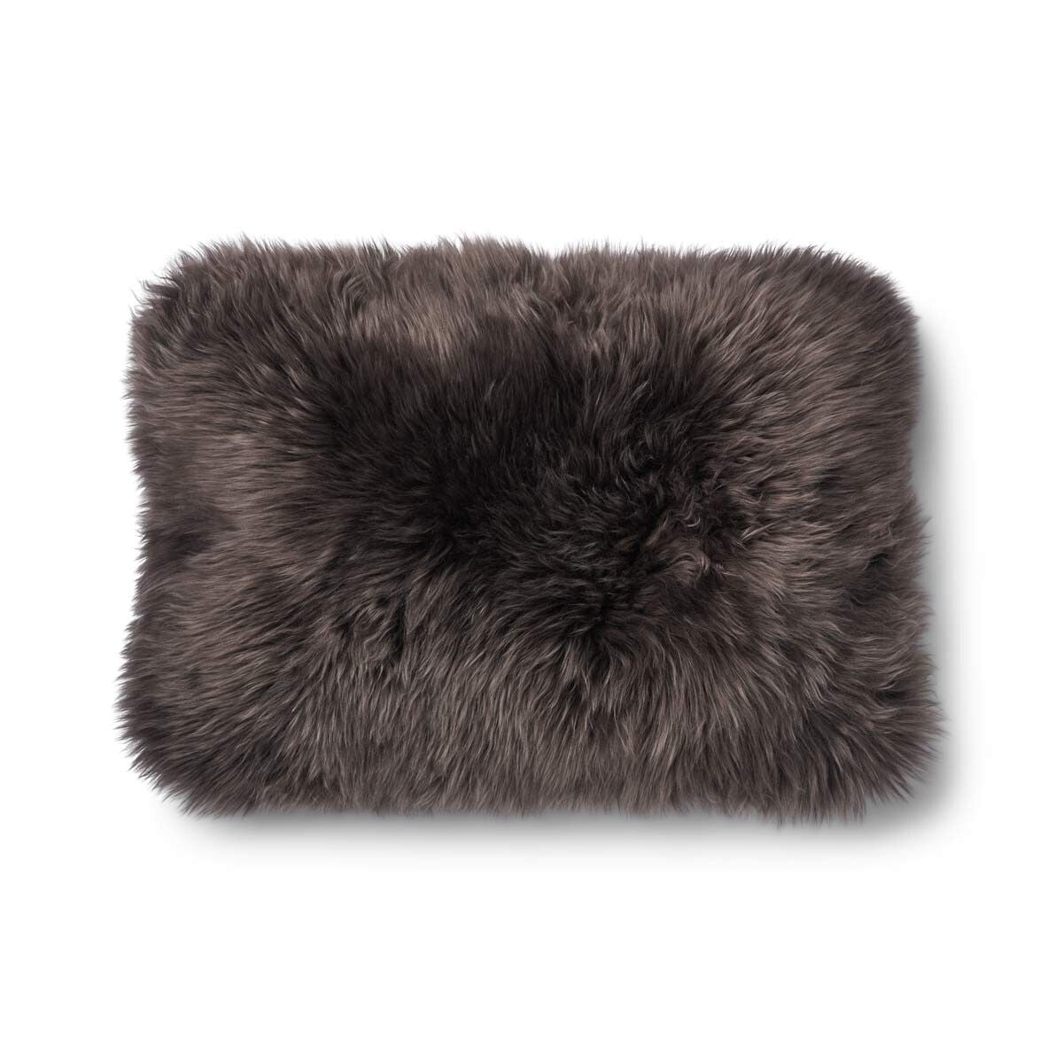 Classic Collection | Ullpute | Langhåret | 52x52 cm | 34x52 cm Brun / Valnøttbrun