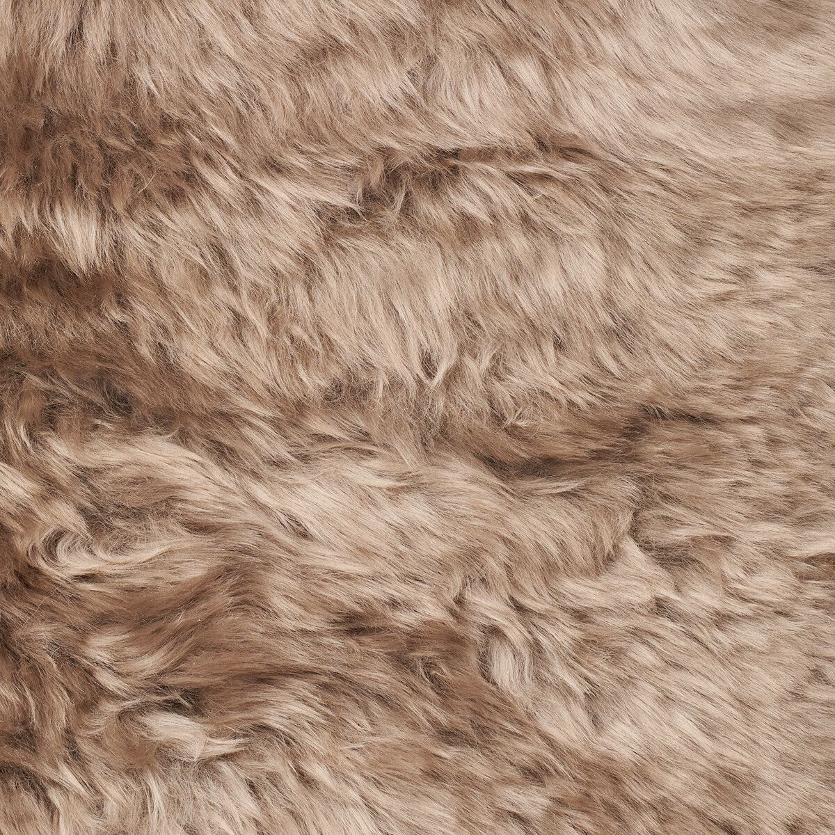 Rund Skandi loungestol Lysebrun