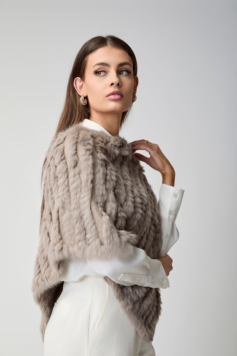 Molly Poncho Svart