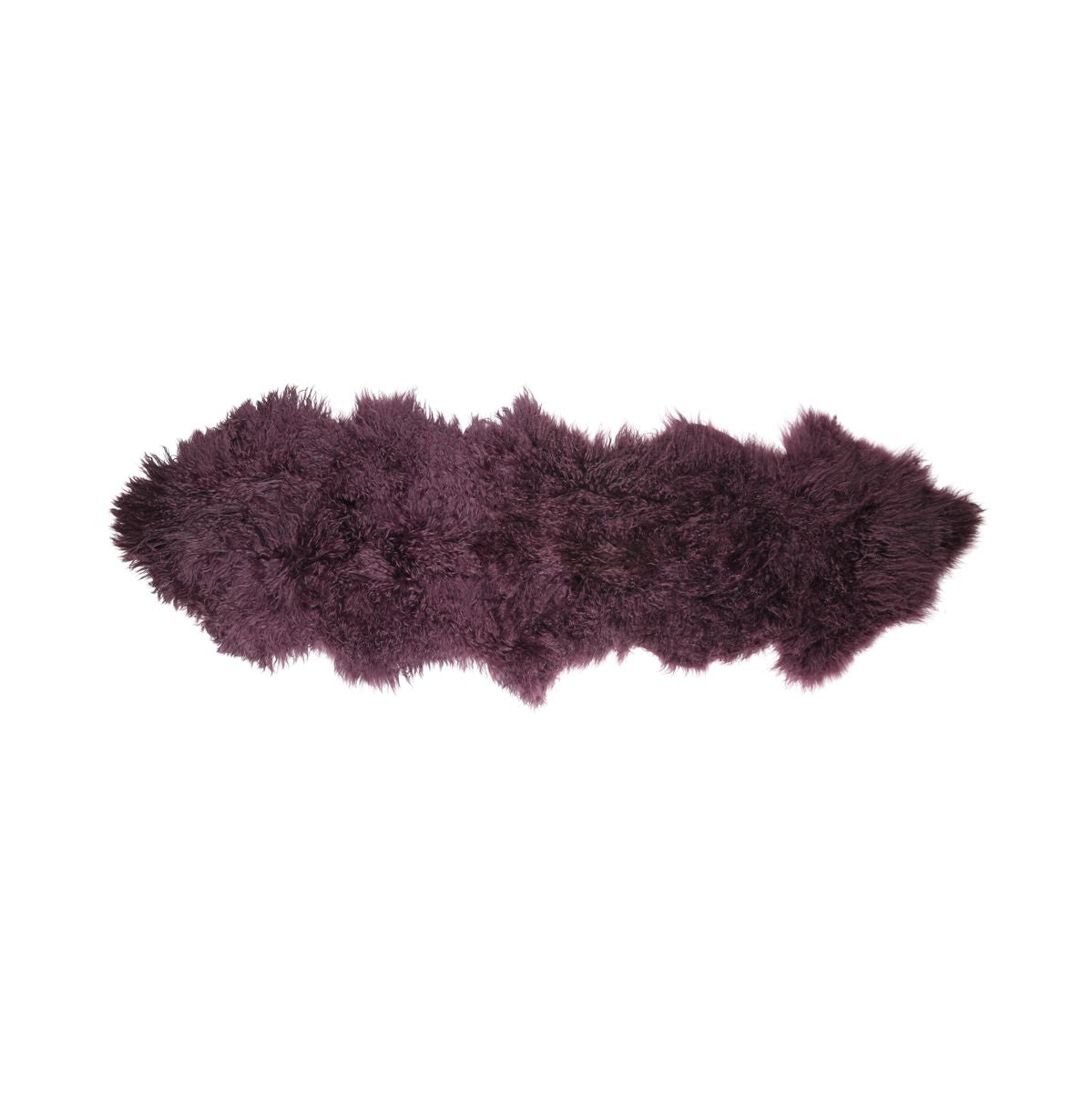 Dobbelt saueskinn | Tibet | 150x55 cm Lilla